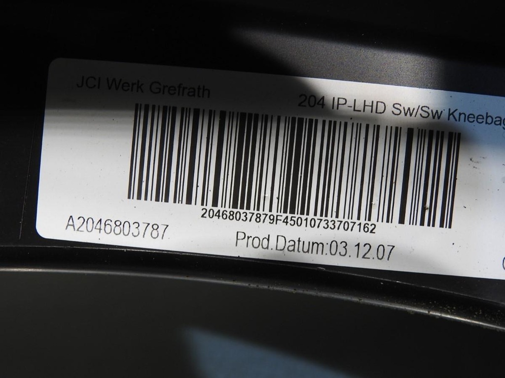 фото №7, Приборная панель консоль приборная панель mercedes w204 a2046803787