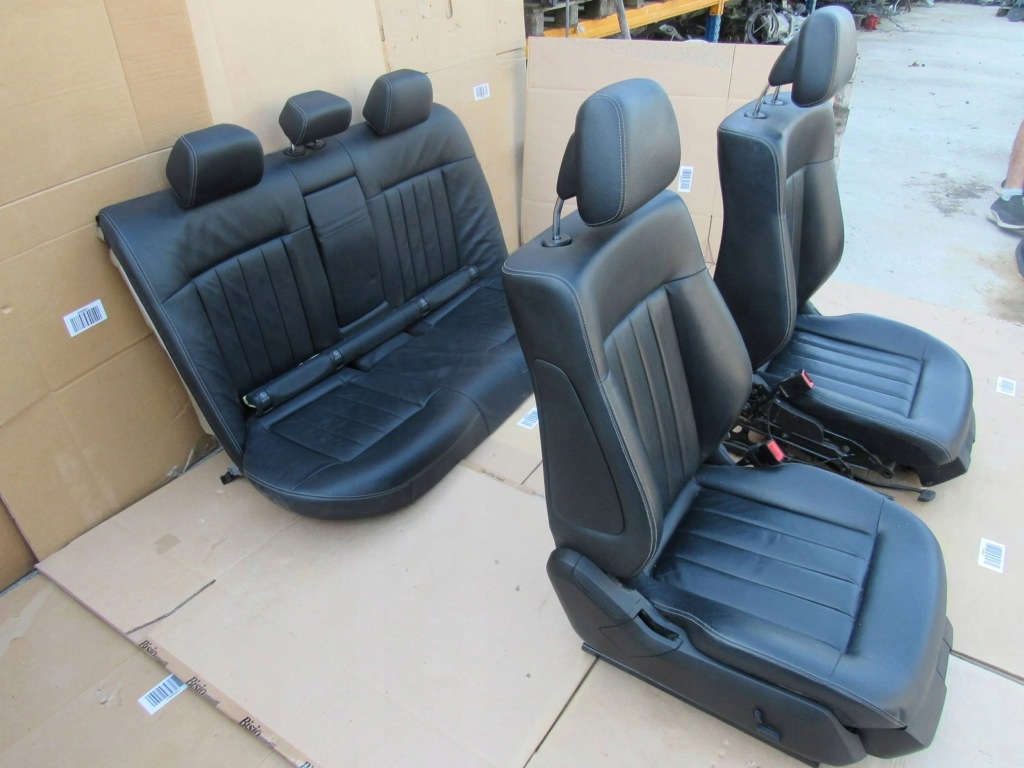 Купити Mercedes e w212 212 lift сидіння заднє сидіння обшивки салон комплект шкіра сірі