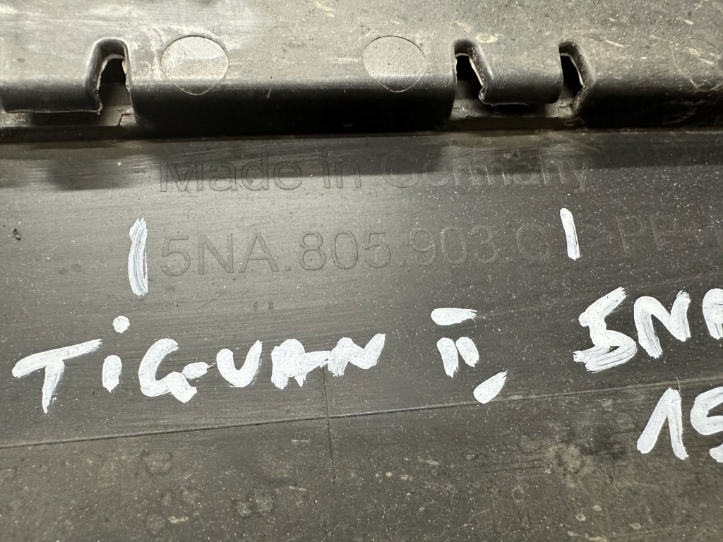 фото №8, Vw t-roc r line накладка-спойлер dół бампера перед оригінал