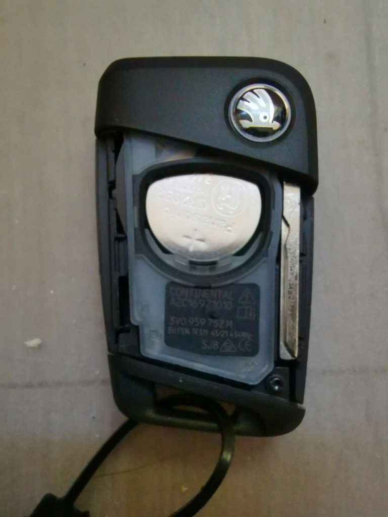 фото №6, Комплект ключи skoda superb 3v1800375af