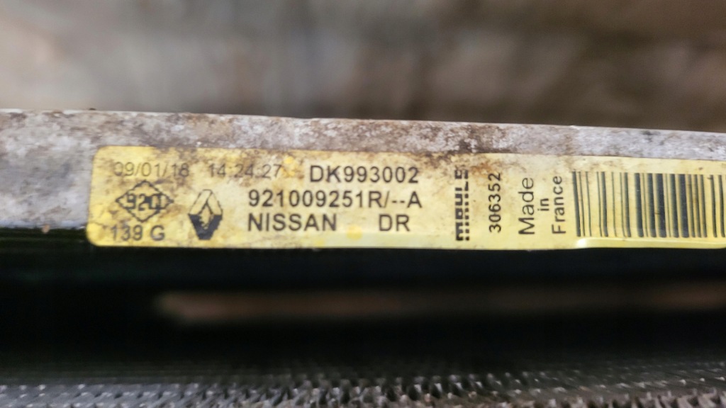 Радиатор комплект woda кондиционер кулер вентилятор kadjar 1.6 dci 2018 с Разборки