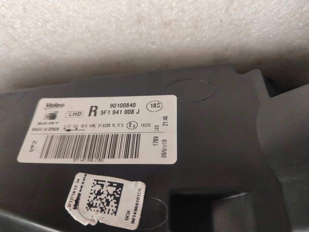 фото №11, Seat leon iii lift full led комплект лампа 5f1941007j / 5f1941008j