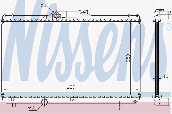 Nissens 64786a радиатор, система охлаждение двигателя 64786a nis 64786a Цена