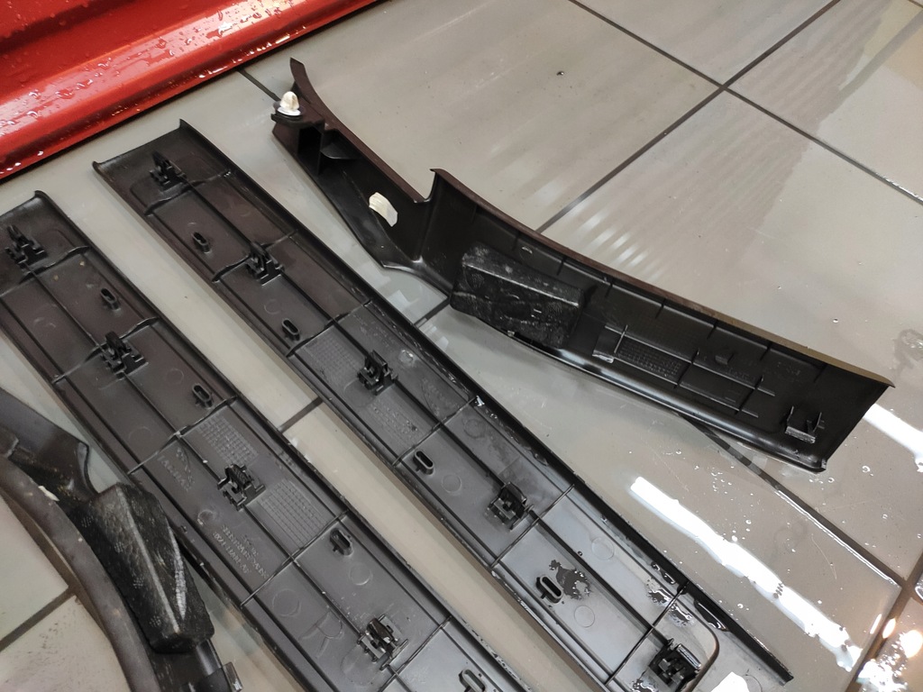 фото №8, Jaguar xf x250 молдинг порог накладки пороговые накладка na порог оригинал