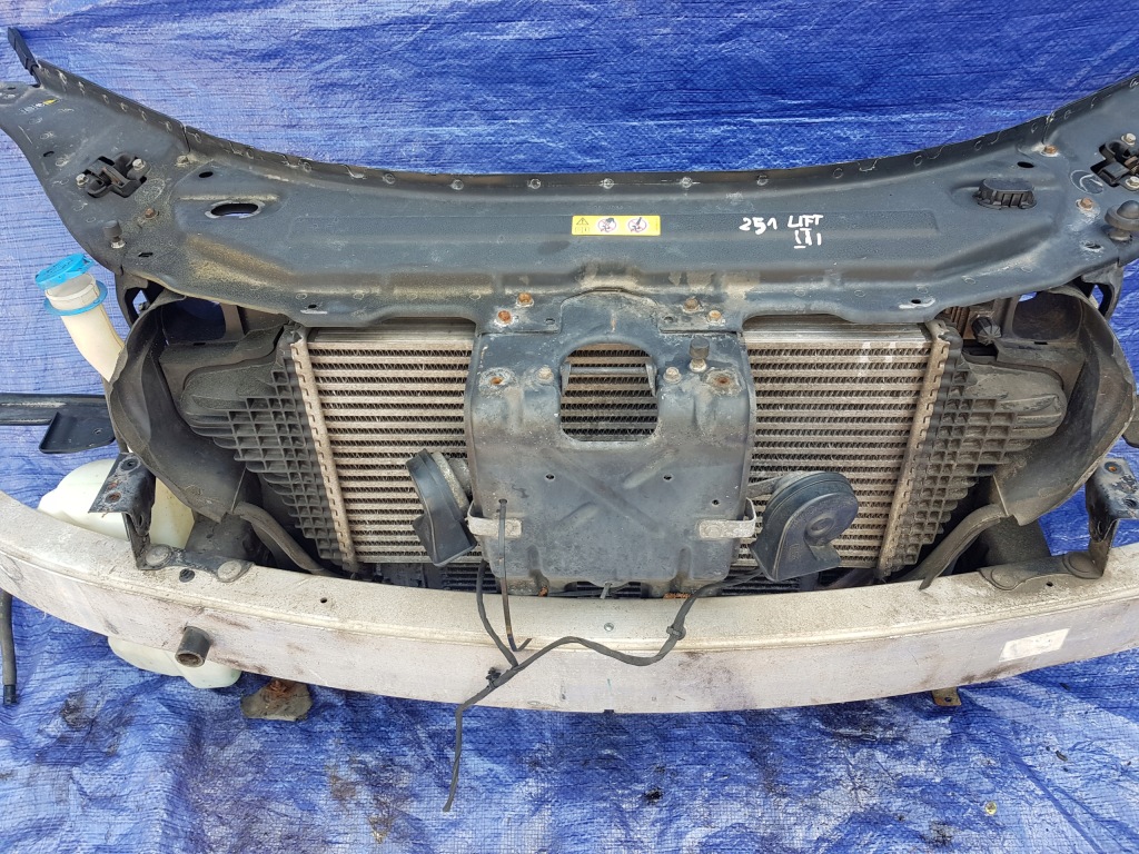 фото №3, Pas передний радиатор комплект mercedes r-klasa w251 lift 3.0 350cdi