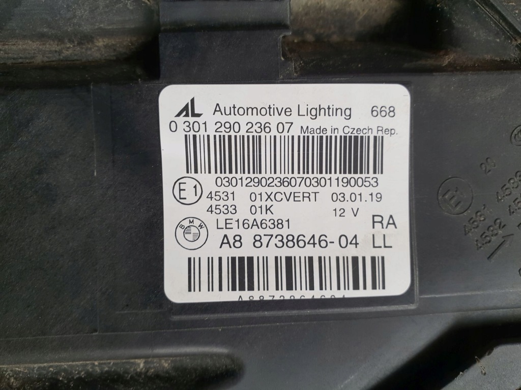 фото №16, Bmw 2 f45 f46 lift лампа правий перед адаптивний led