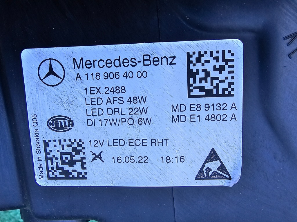 Mercedes cla w118 full led фара передняя в Украине