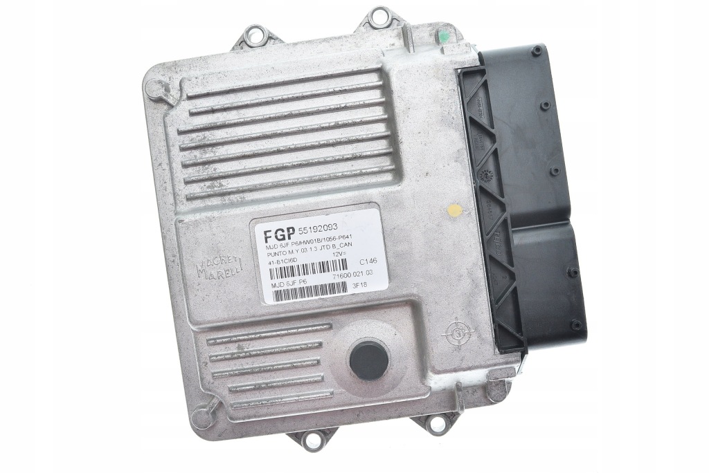 фото №1, Бортовий комп'ютер punto 1.3 55192093 mjd6jf.p6 71600.021.03