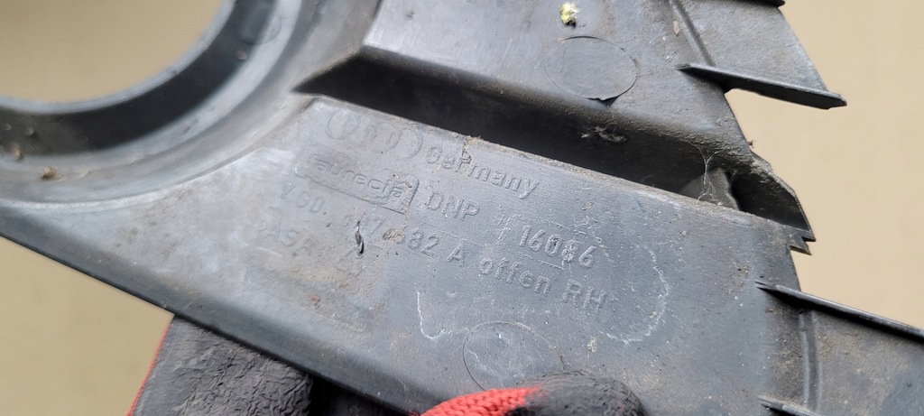 фото №10, A6 c7 4g решётка бампера правая правый перед 4g0807682a