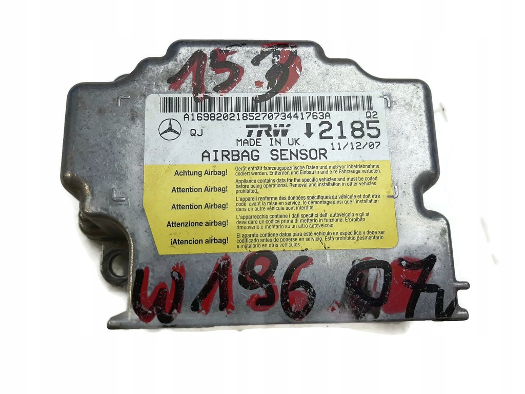 фото №1, Mercedes w245 модуль датчик подушок подушка безпеки