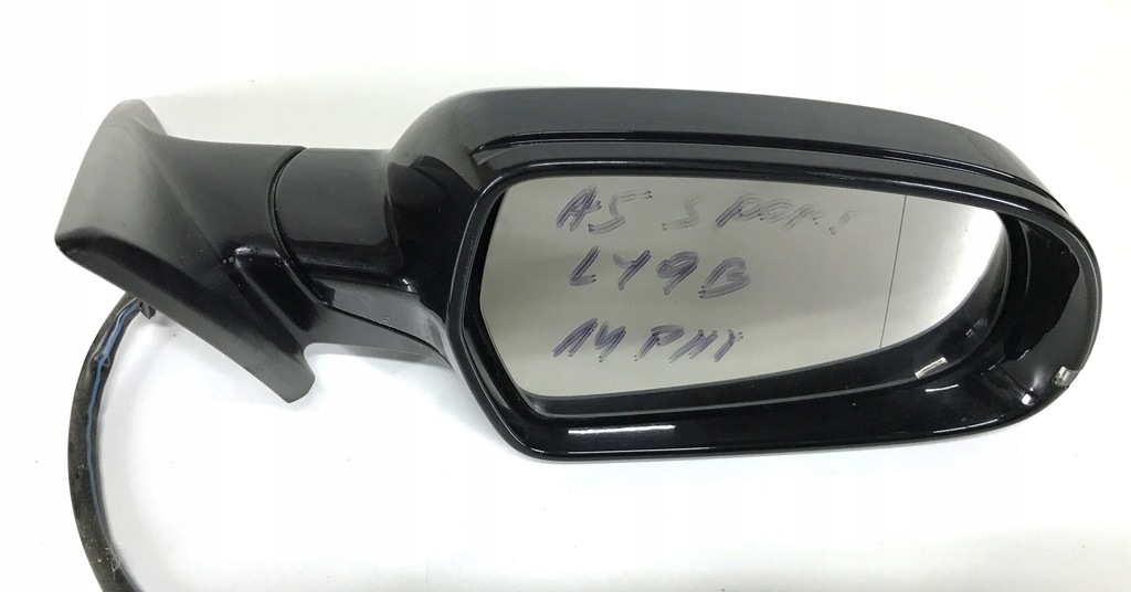 фото №1, Audi a5 8t зеркало наружное правое ly9b 14pin