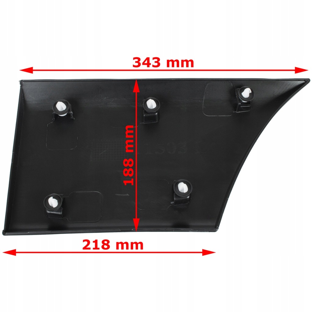 фото №2, 2× молдинг бічна крила ліва do renault master iii