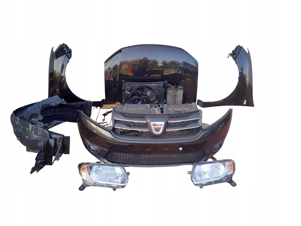 фото №1, Перед капот бампер крылья лампы pas передний dacia sandero ii logan ii