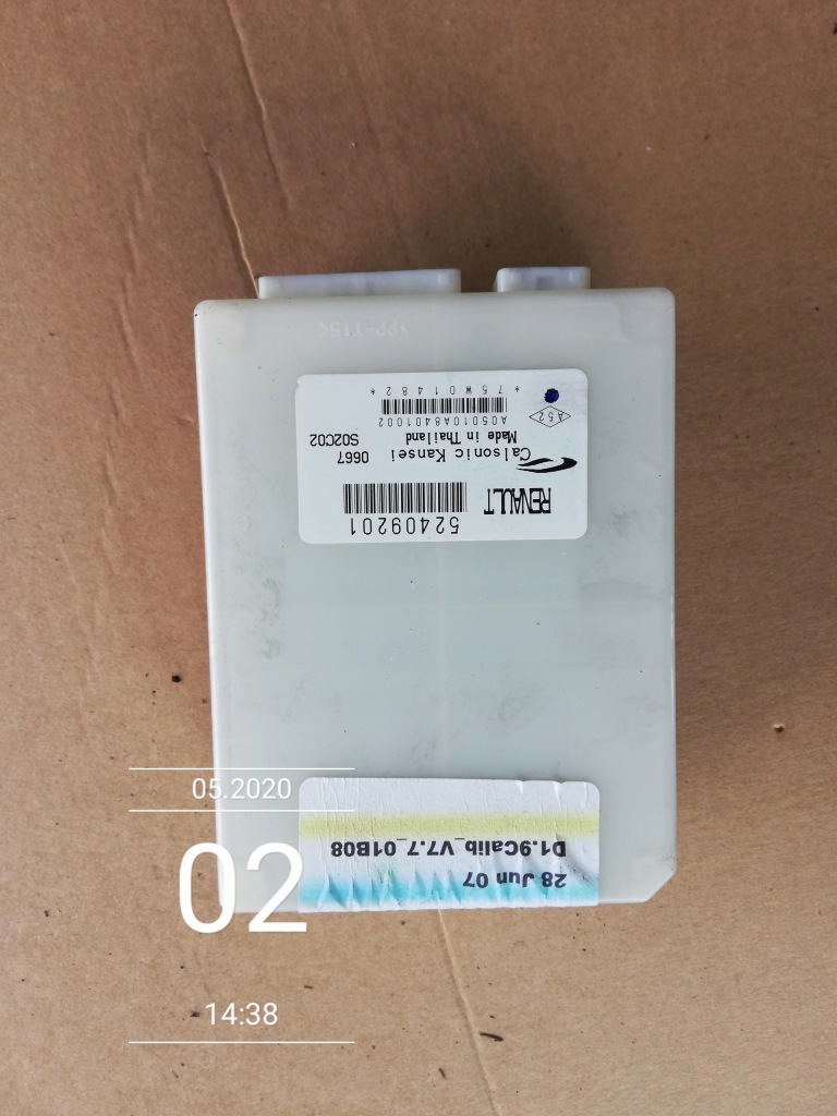 фото №1, Laguna iii модуль блок керування кондиціонера 52409201