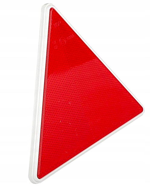фото №1, Треугольник отражатель с белый рамка 1 szt