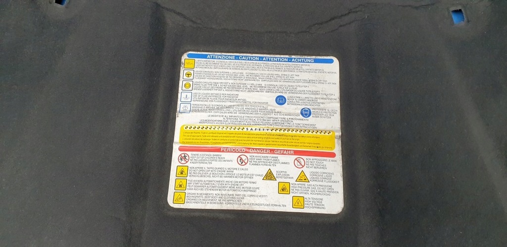 фото №7, Шумоізоляція мат ізоляція двигуна капот maserati ghibli m157 6700062060