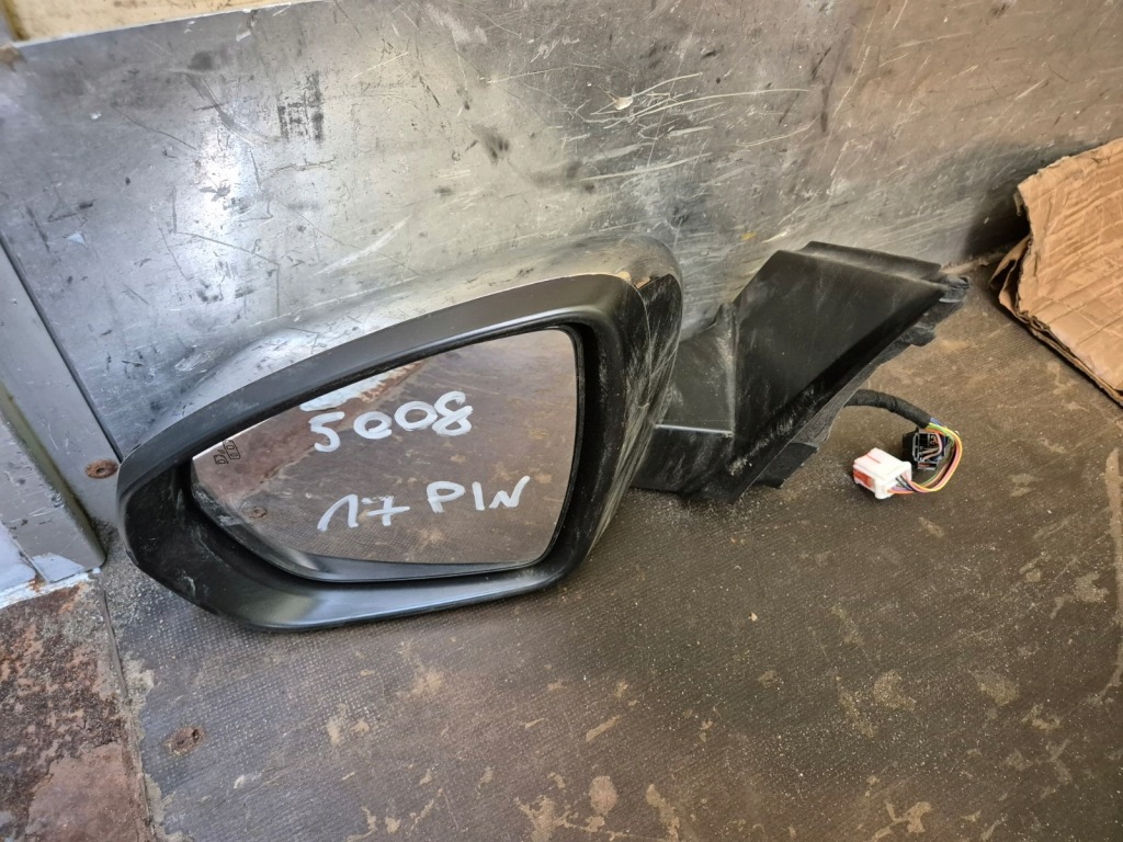 Купить Зеркало peugeot 5008 левая 17pin ассистент поперечина движения хромированные