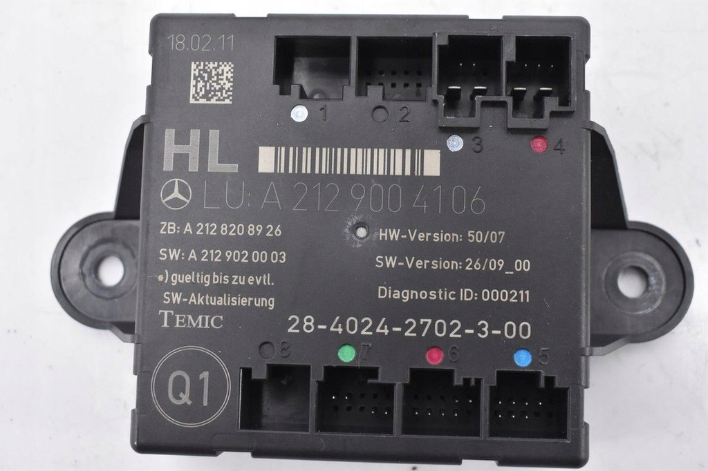 фото №12, Модуль дверь левый задняя mercedes w212 a2129004106