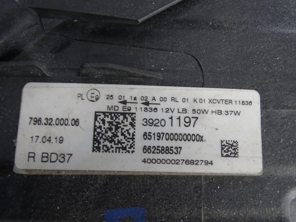 фото №7, Лампа перед передня права opel astra k v 5