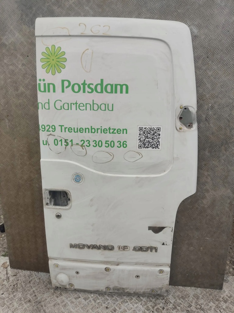 фото №1, Двері задні праве master ii 98-10 262 movano interstar