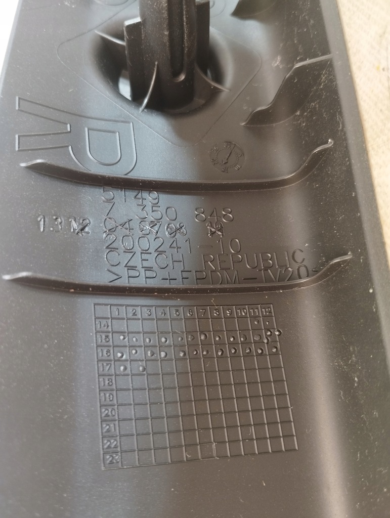 фото №6, Bmw x1 15-22 защита обшивка стойка крышки usa