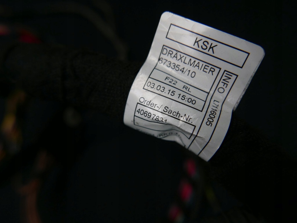 фото №7, Bmw f22 жгут датчик парковки pdc задняя