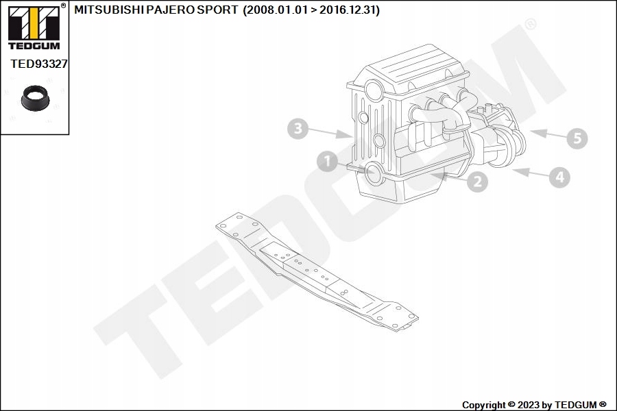фото №9, Tedgum ted93327 прокладка, свічка запалювання