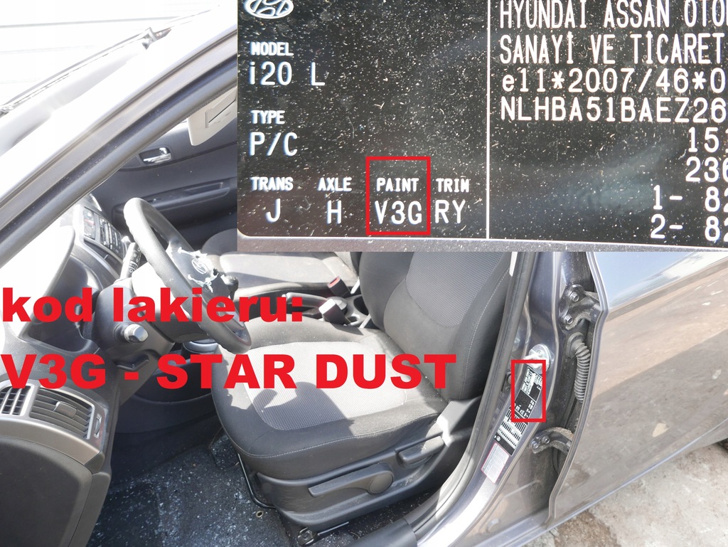 фото №9, Петля дверь правый перед góra hyundai i20 i fl 5d