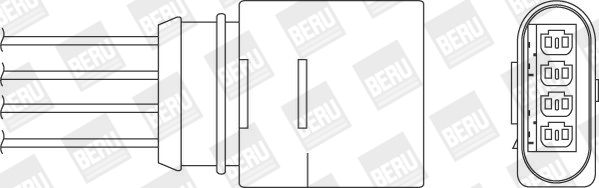 фото №2, Датчик лямбда-зонд beru ozh127