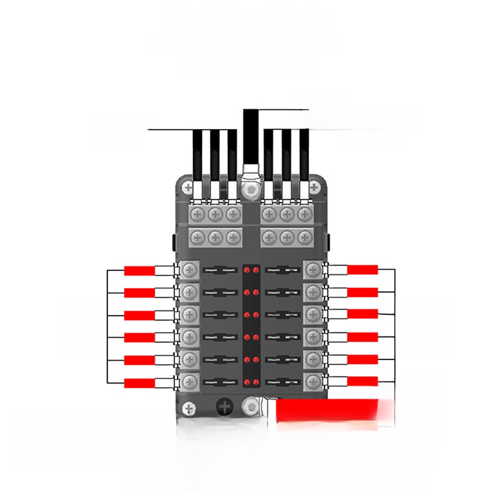 фото №7, Кронштейн предохранитель автомобильный 12-drożny