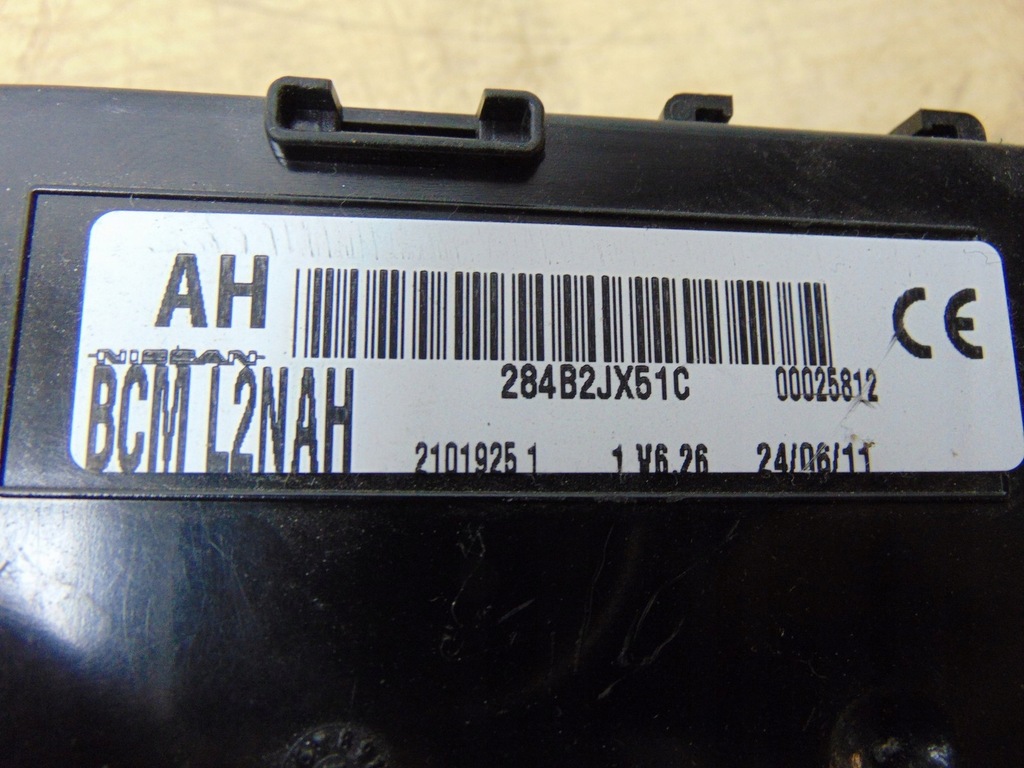 фото №6, Модуль блок керування bcm nissan nv200 1.5dci 284b2jx51c