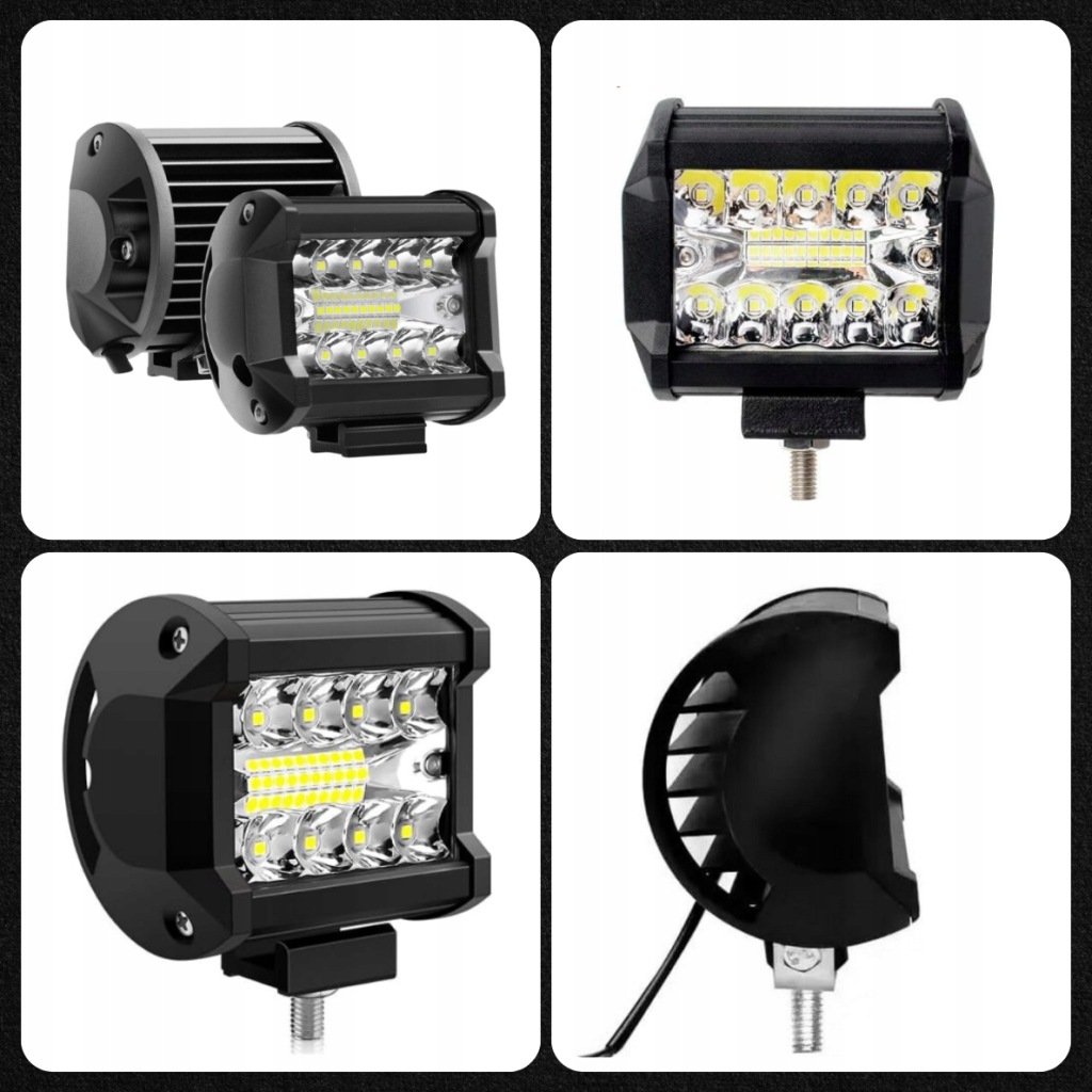 Лампа рабочая led 60w противотуманная фара прожектор фара автомобильный 12v 24v Доставка
