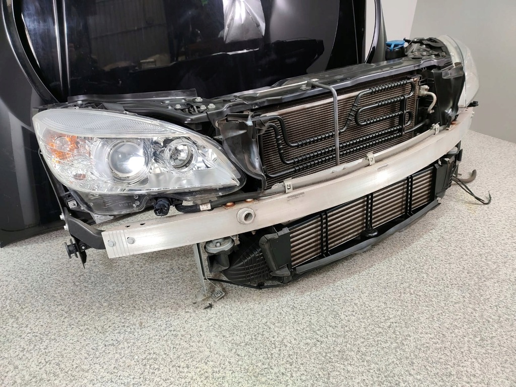 фото №7, Mercedes c w204 бампер amg капот крила лампи bi ксенон радіатор pas