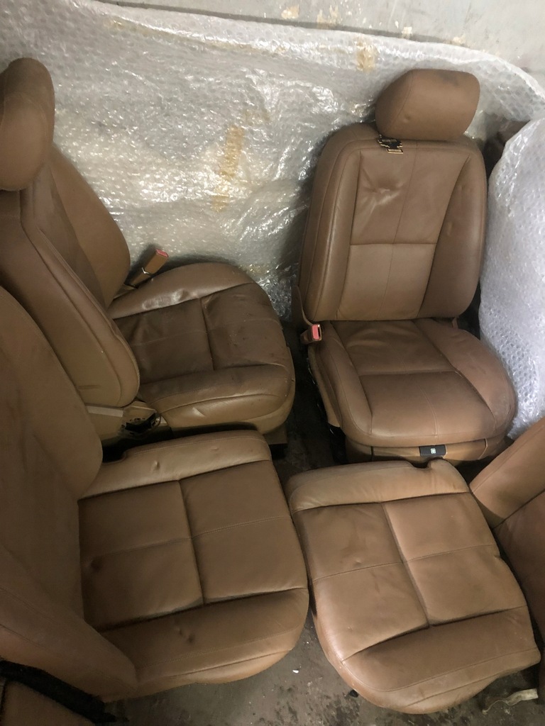 фото №6, Mercedes w221 сиденья кожа заднее сиденье обивка