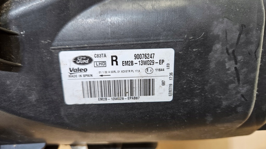 фото №11, Лампа права перед ford s-max mk2 galaxy 4 full led