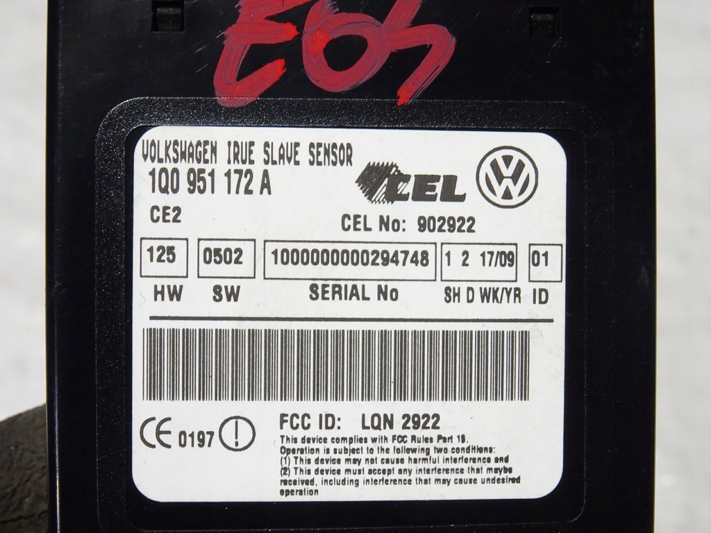 фото №4, Модуль блок керування датчик радара vw eos 1q 1q0951172a