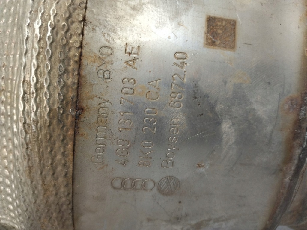 фото №6, 4g0131703a катализатор фильтр dpf выхлоп 2.0 tdi audi a6 c7 2011-2014r