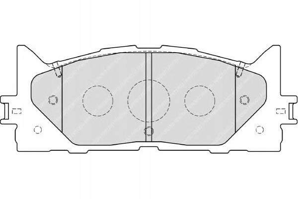фото №2, Ferodo тормозные колодки тормозные lexus es toyota avalon cam