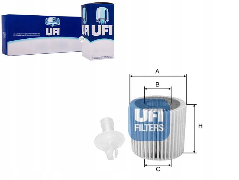 фото №1, Фильтр масла subaru trezia 1.3 11- ufi