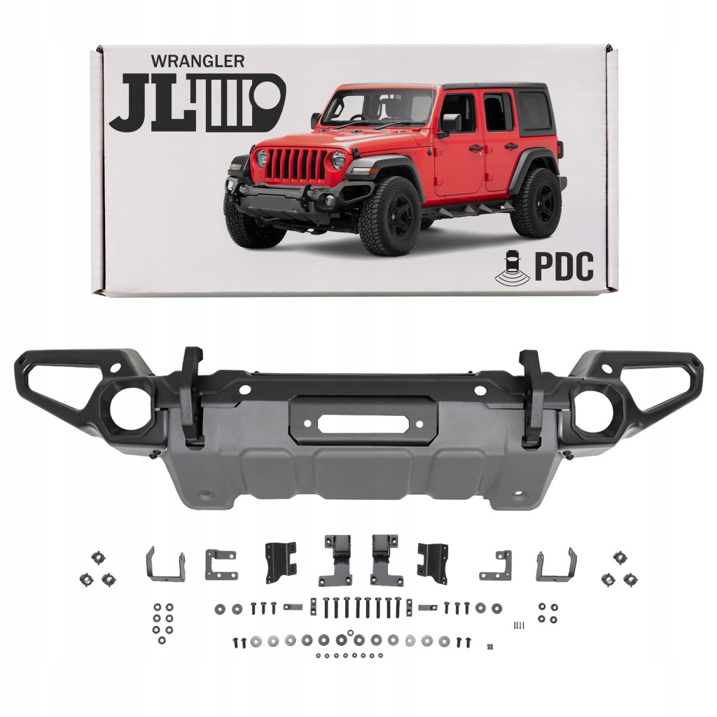 фото №1, Jeep wrangler jl 2018+ бампер передній model hunter з pdc
