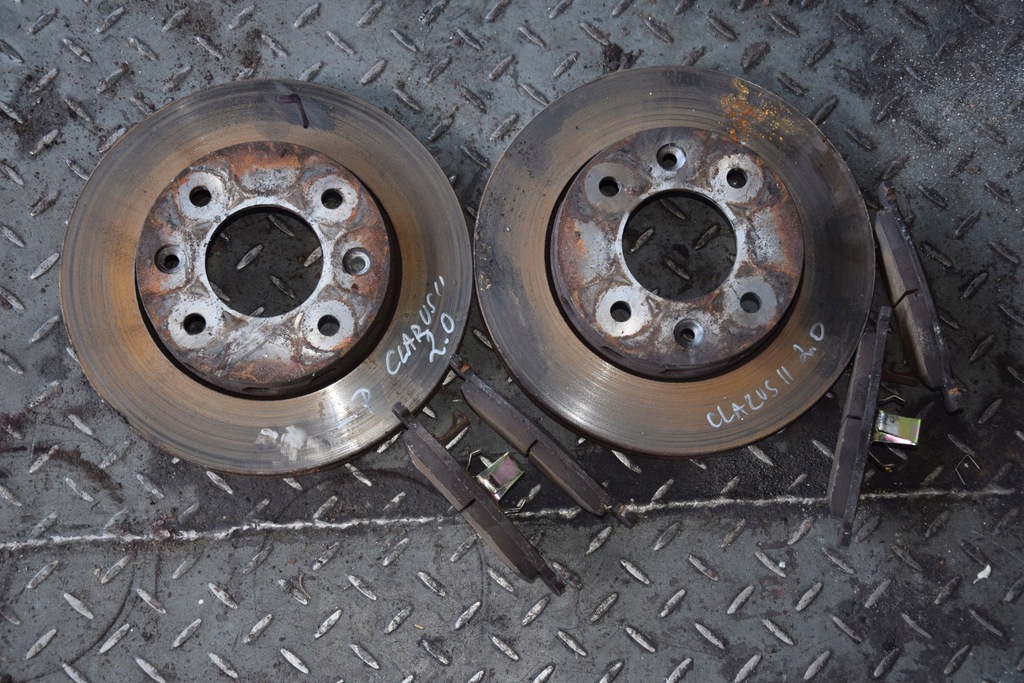 фото №1, Гальмівні диски гальмівні перед з колодки kia clarus ii