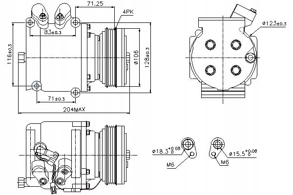 фото №1, Nissens 89226 компрессор, кондиционер