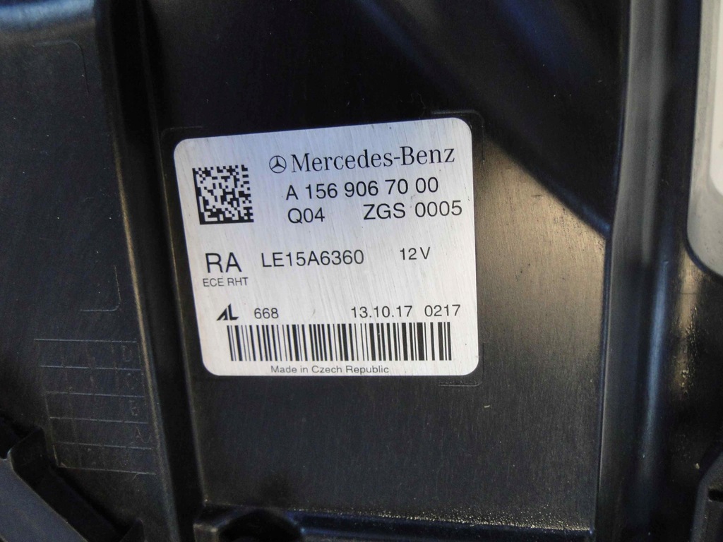 фото №14, Mercedes gla x156 156 lift лампа правая led hp