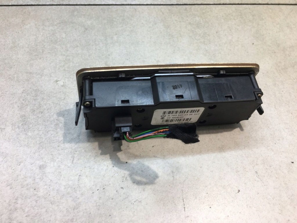 фото №7, Панель окон обдув кондиционера mercedes ml w163 a1638200426