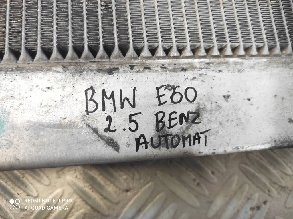 Радіатор води системи охолодження bmw seria 5 e60 2.5i бензин автоматична коробка передач Київ
