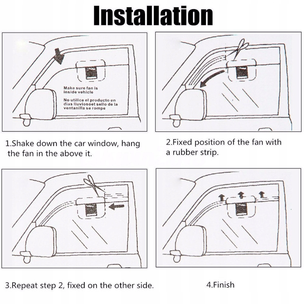 фото №7, Универсальный вентилятор wyciągowy автомобиля авто solarny вентилятор