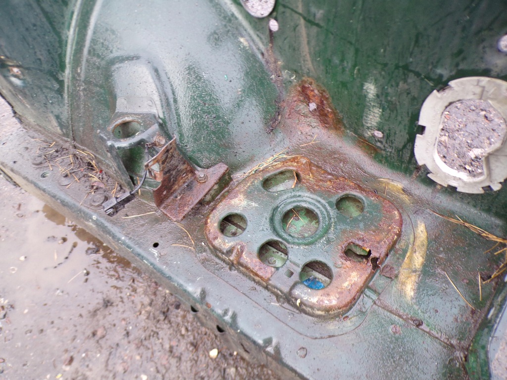 фото №8, Subaru forester sg ii pas передний лонжерон панель фары балка 2c6 зелёный