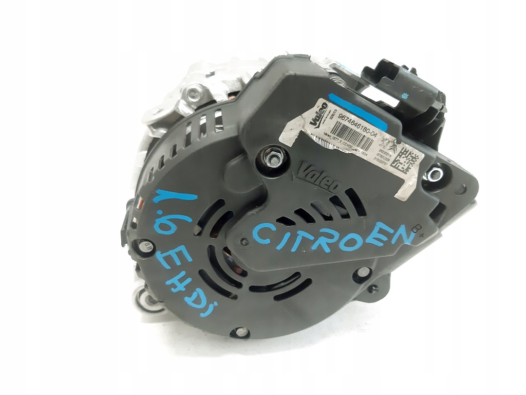 фото №5, Valeo генератор запуск стоп 1.6 ehdi peugeot citroen 9674646180
