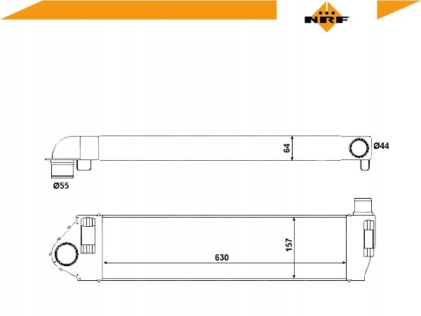 Nrf 30514 радиатор воздуха наддувочный Недорого