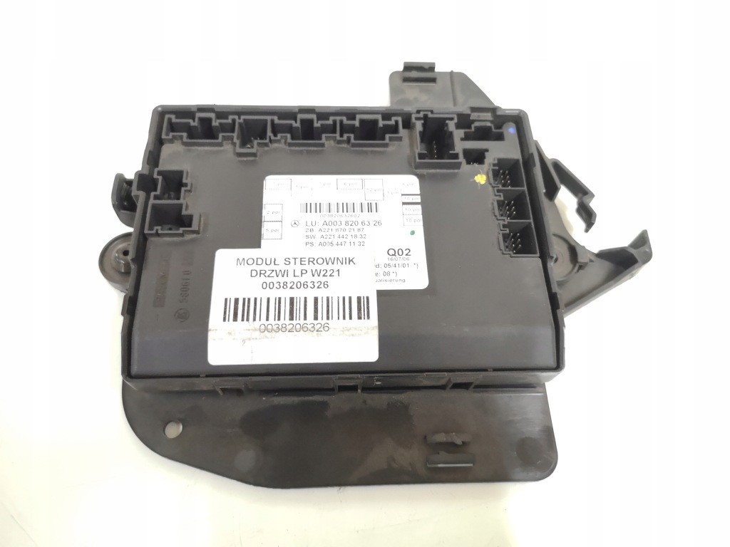 фото №1, Mercedes w221 модуль блок керування двері 0038206326
